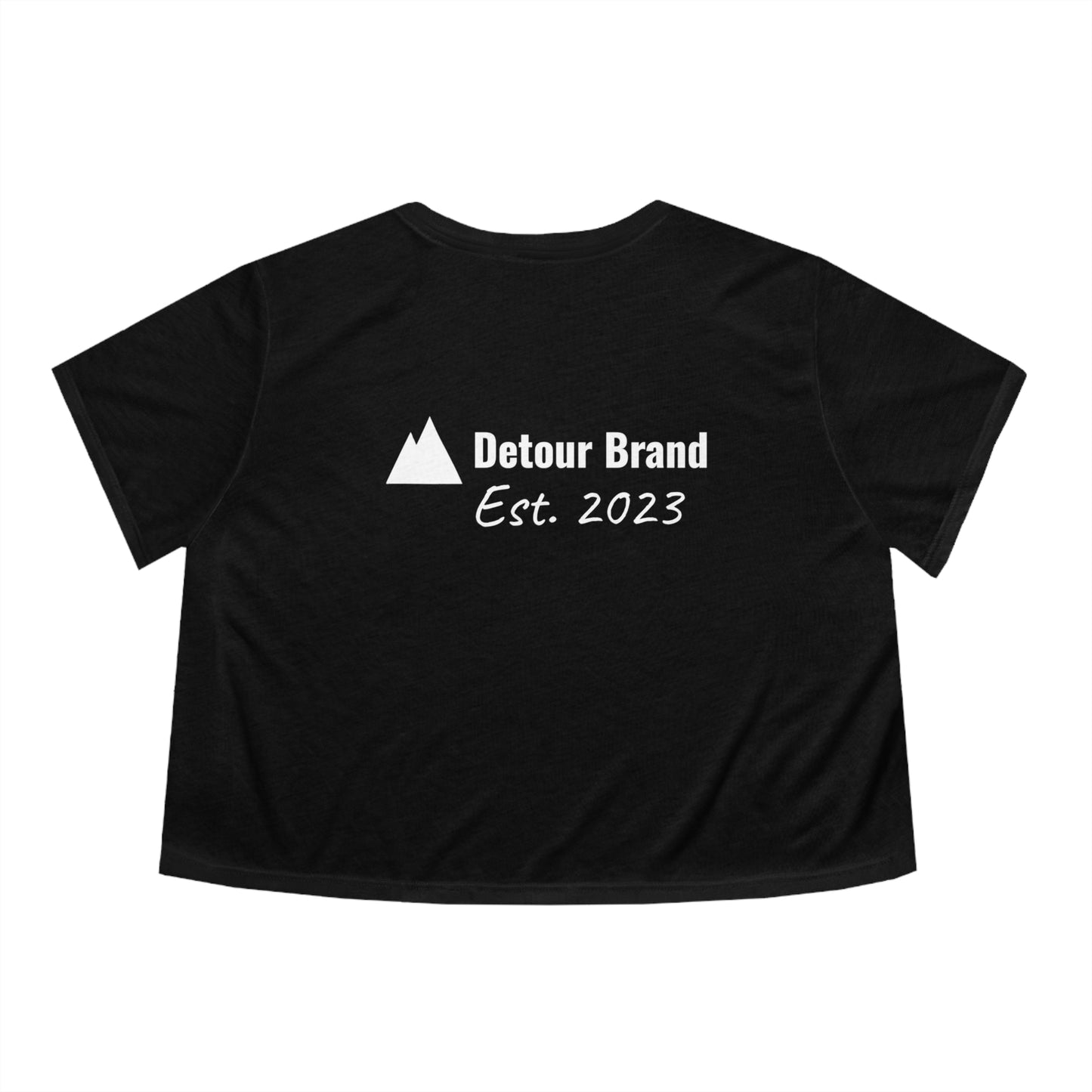Detour Brand Women's Flowy Cropped Tee