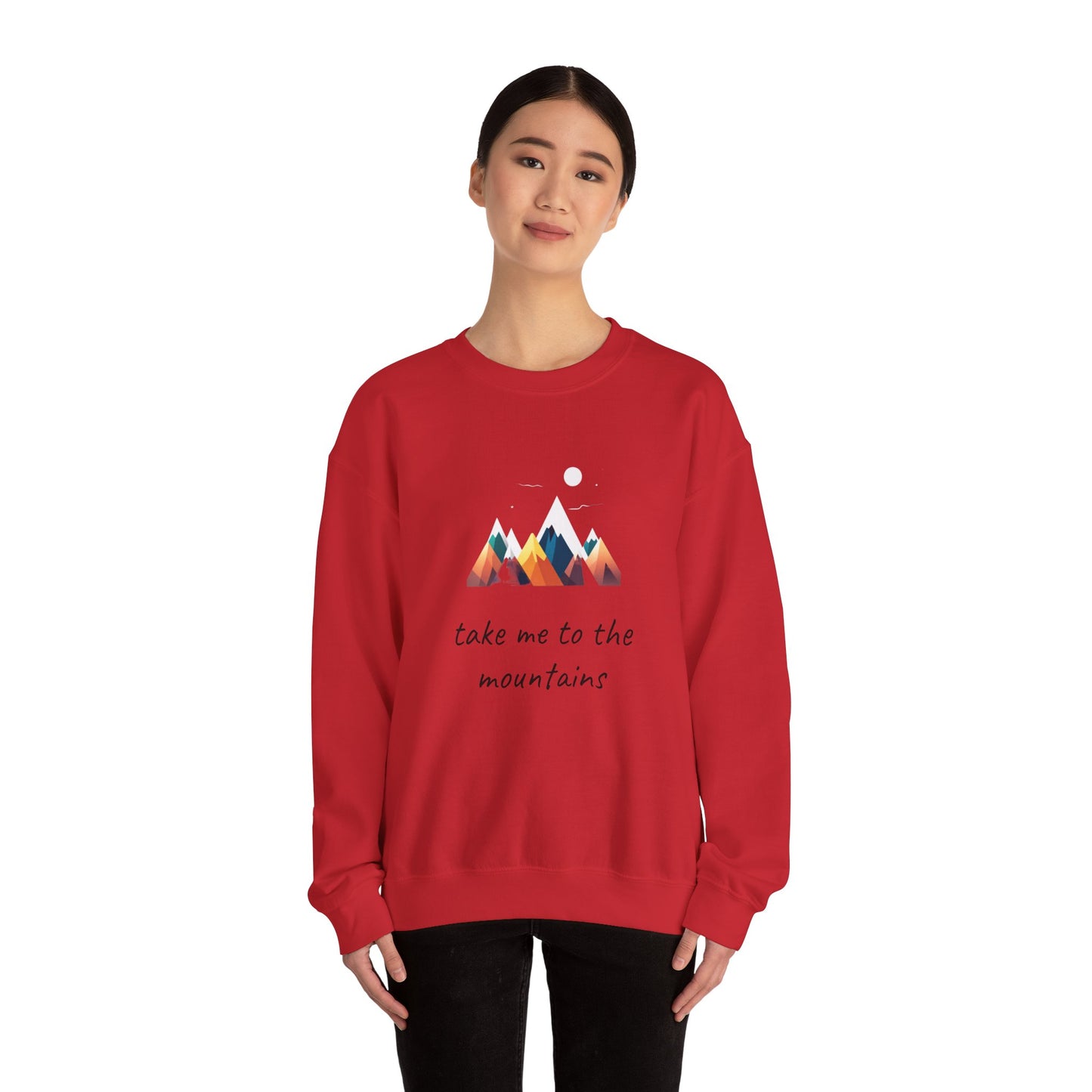Take me to the Mountains Unisex Heavy Blend™ Crewneck Sweatshirt