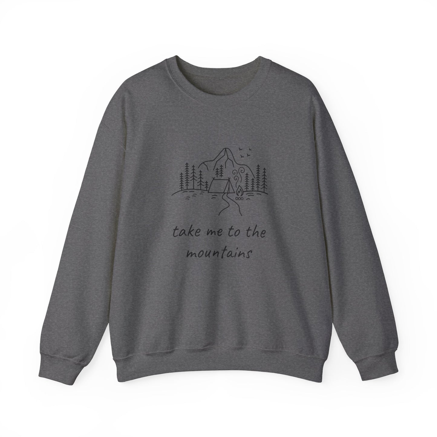 Take me to the Mountains Unisex Heavy Blend™ Crewneck Sweatshirt