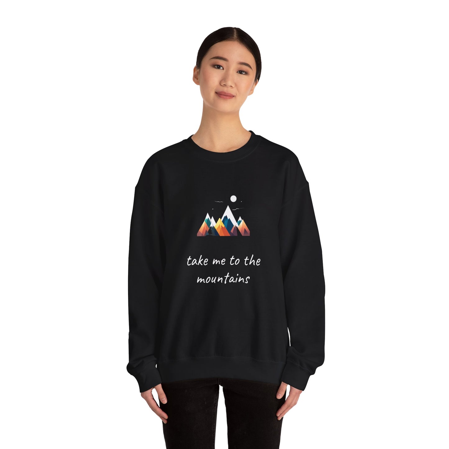 Take me to the Mountains Unisex Heavy Blend™ Crewneck Sweatshirt