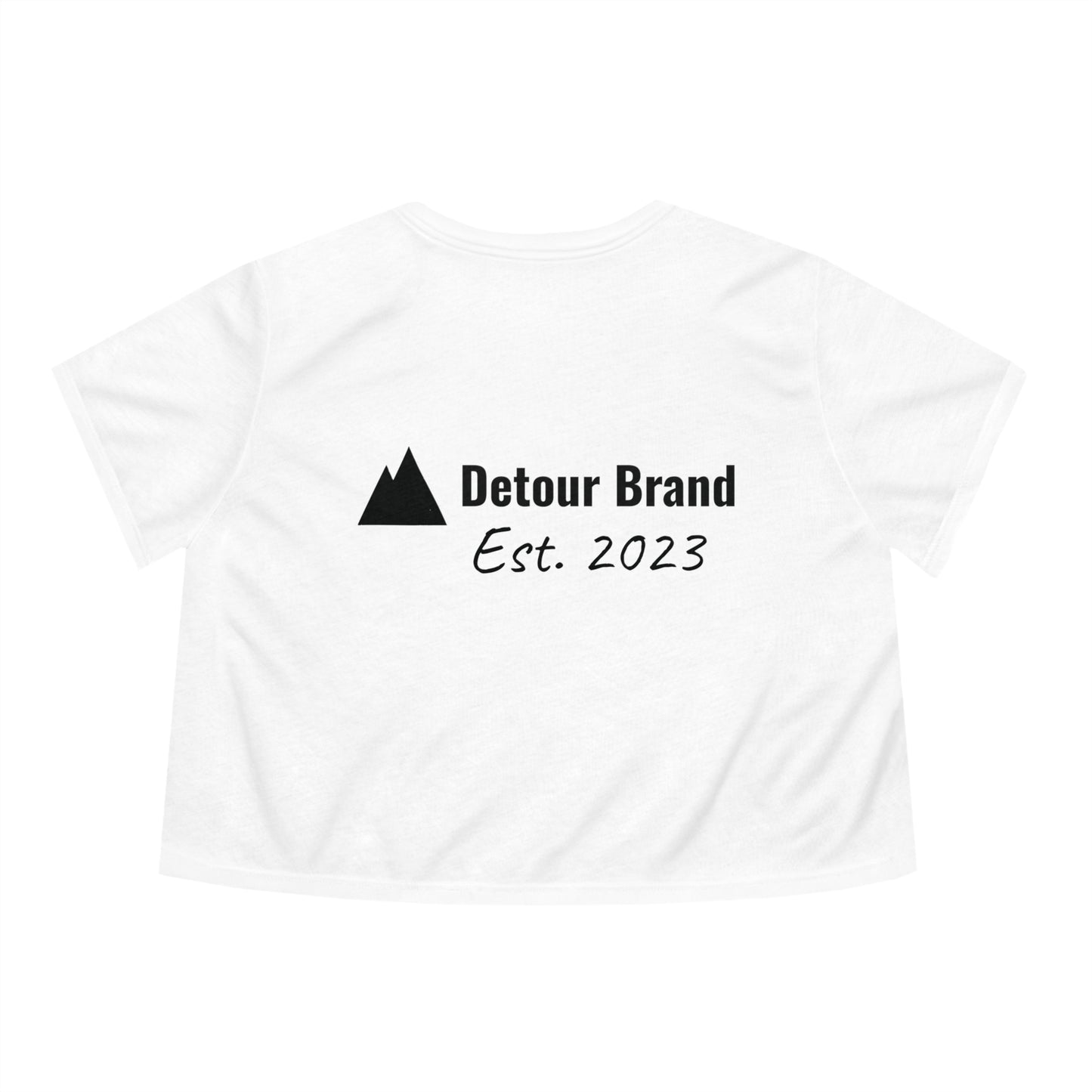 Detour Brand Women's Flowy Cropped Tee