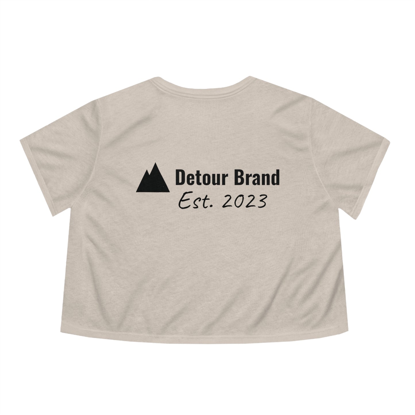 Detour Brand Women's Flowy Cropped Tee