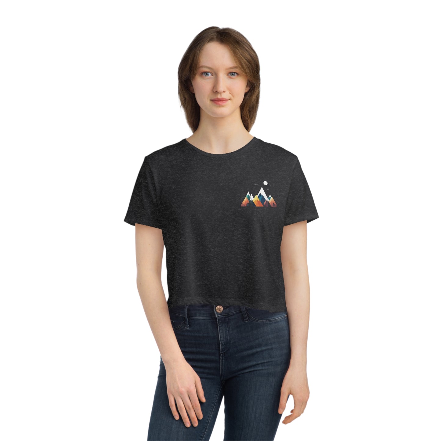 Detour Brand Women's Flowy Cropped Tee