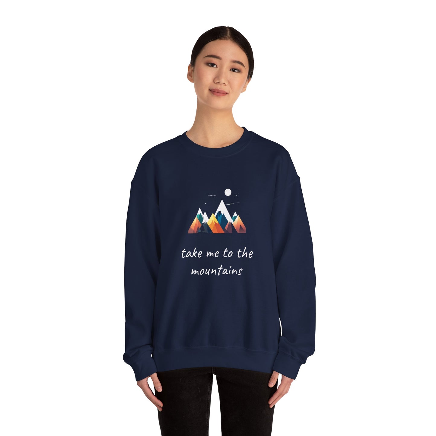 Take me to the Mountains Unisex Heavy Blend™ Crewneck Sweatshirt