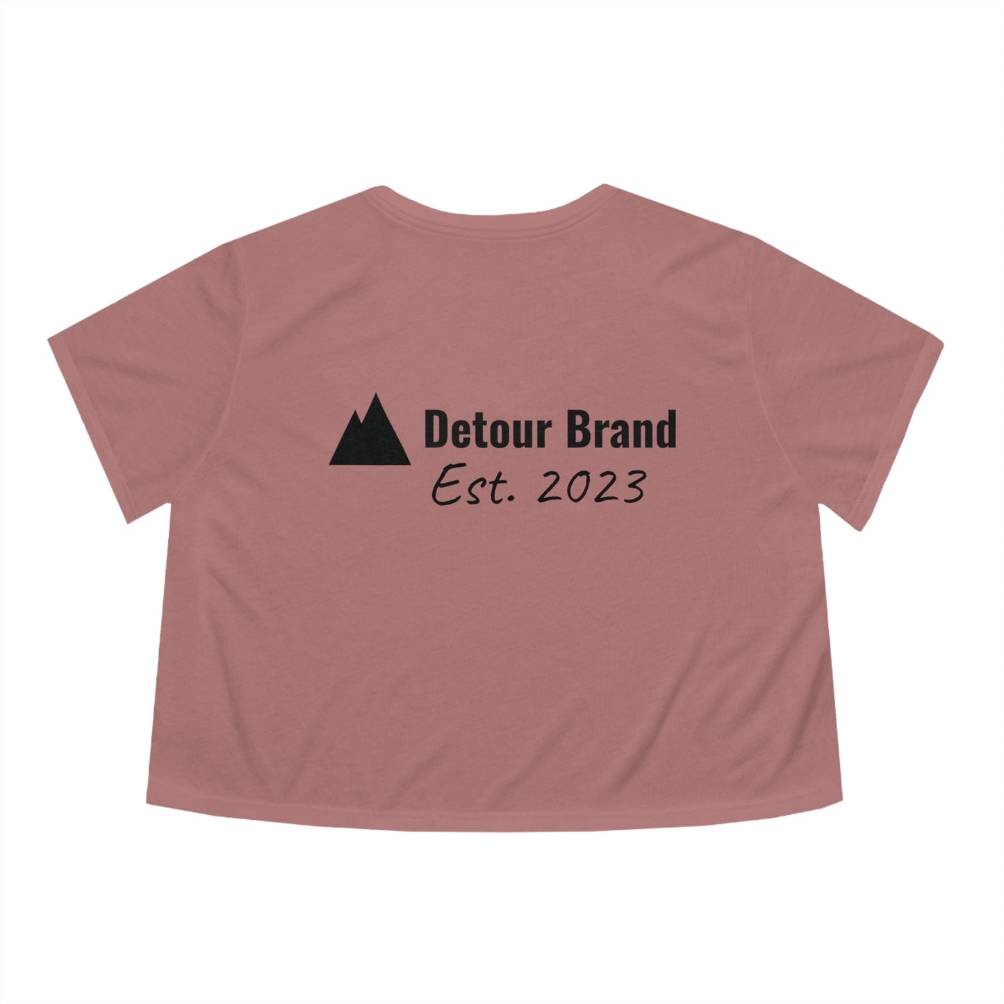 Detour Brand Women's Flowy Cropped Tee