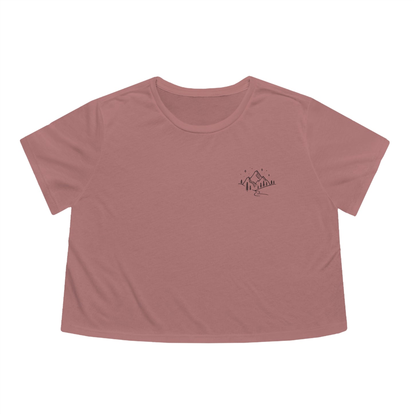 Detour Brand Women's Flowy Cropped Tee
