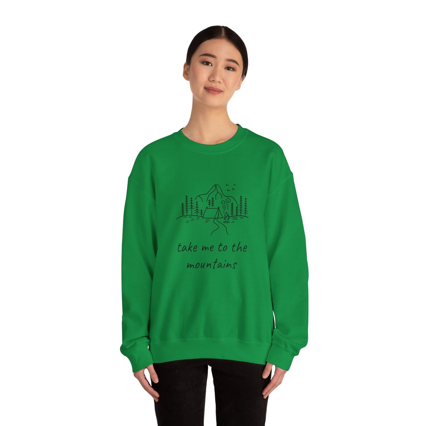 Take me to the Mountains Unisex Heavy Blend™ Crewneck Sweatshirt
