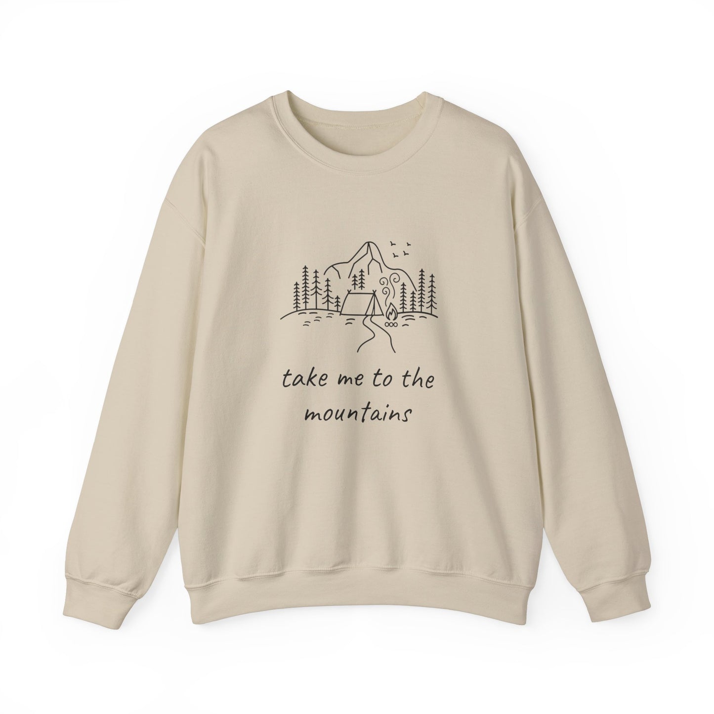 Take me to the Mountains Unisex Heavy Blend™ Crewneck Sweatshirt