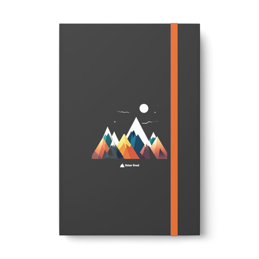 Color Contrast Mountain Notebook - Ruled