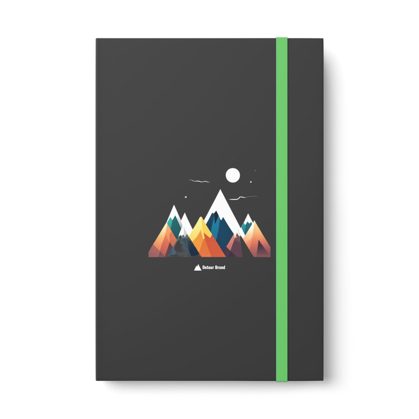 Color Contrast Mountain Notebook - Ruled