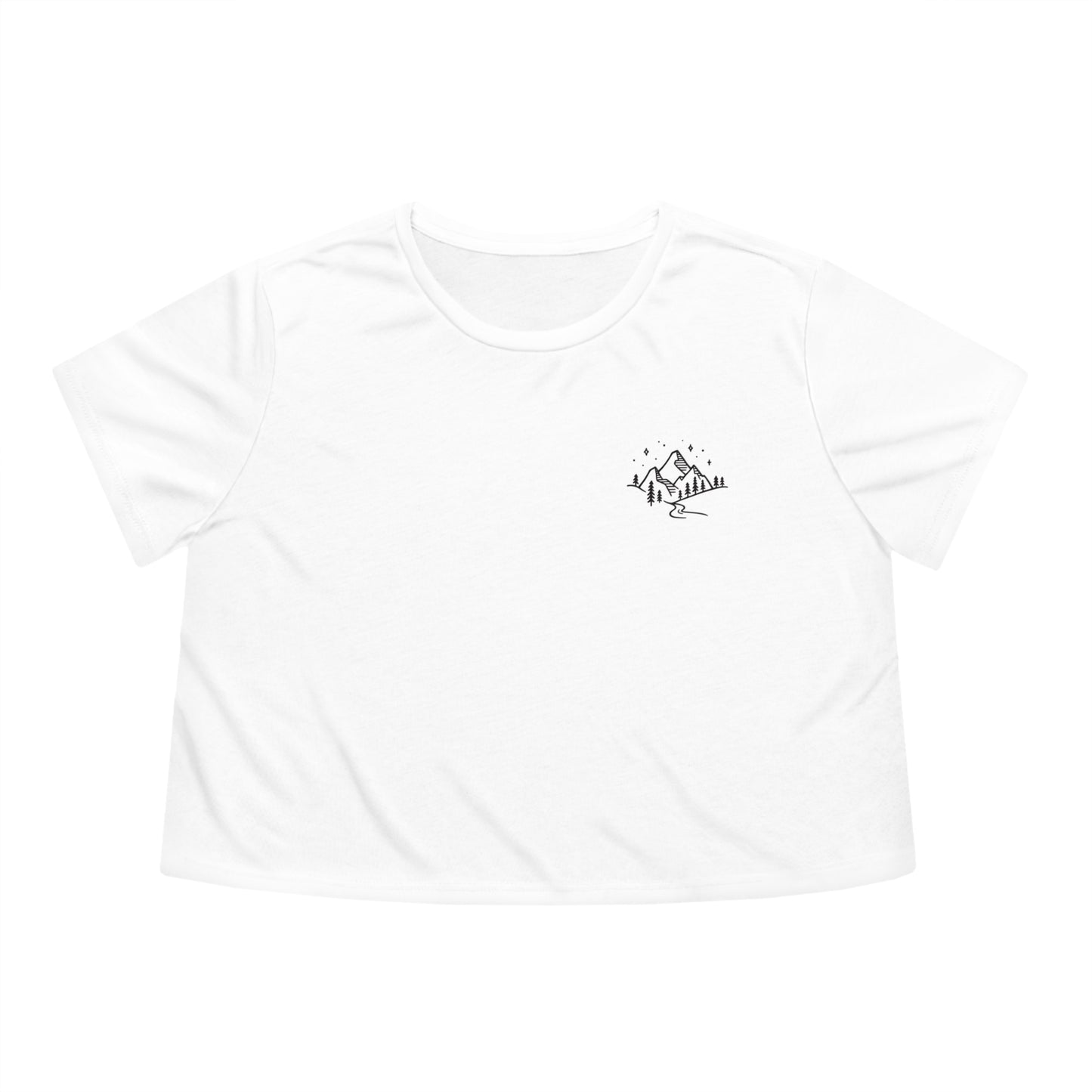 Detour Brand Women's Flowy Cropped Tee