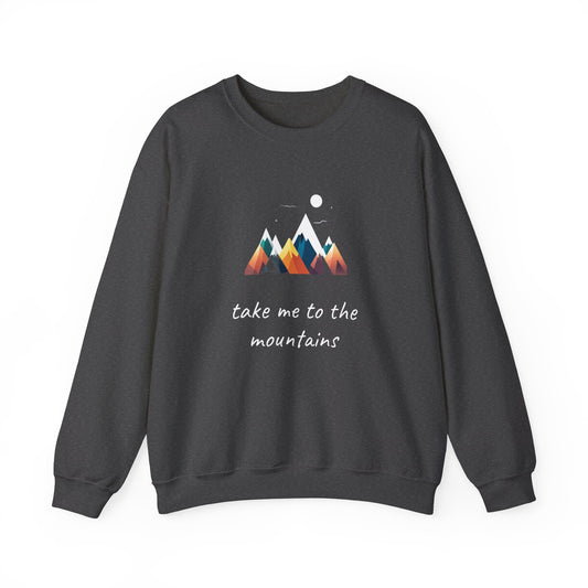 Take me to the Mountains Unisex Heavy Blend™ Crewneck Sweatshirt