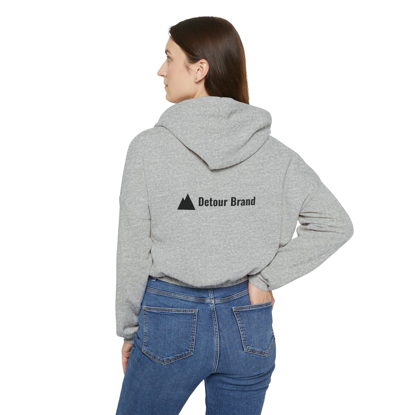 The Mountains are Calling Women's Cinched Bottom Hoodie