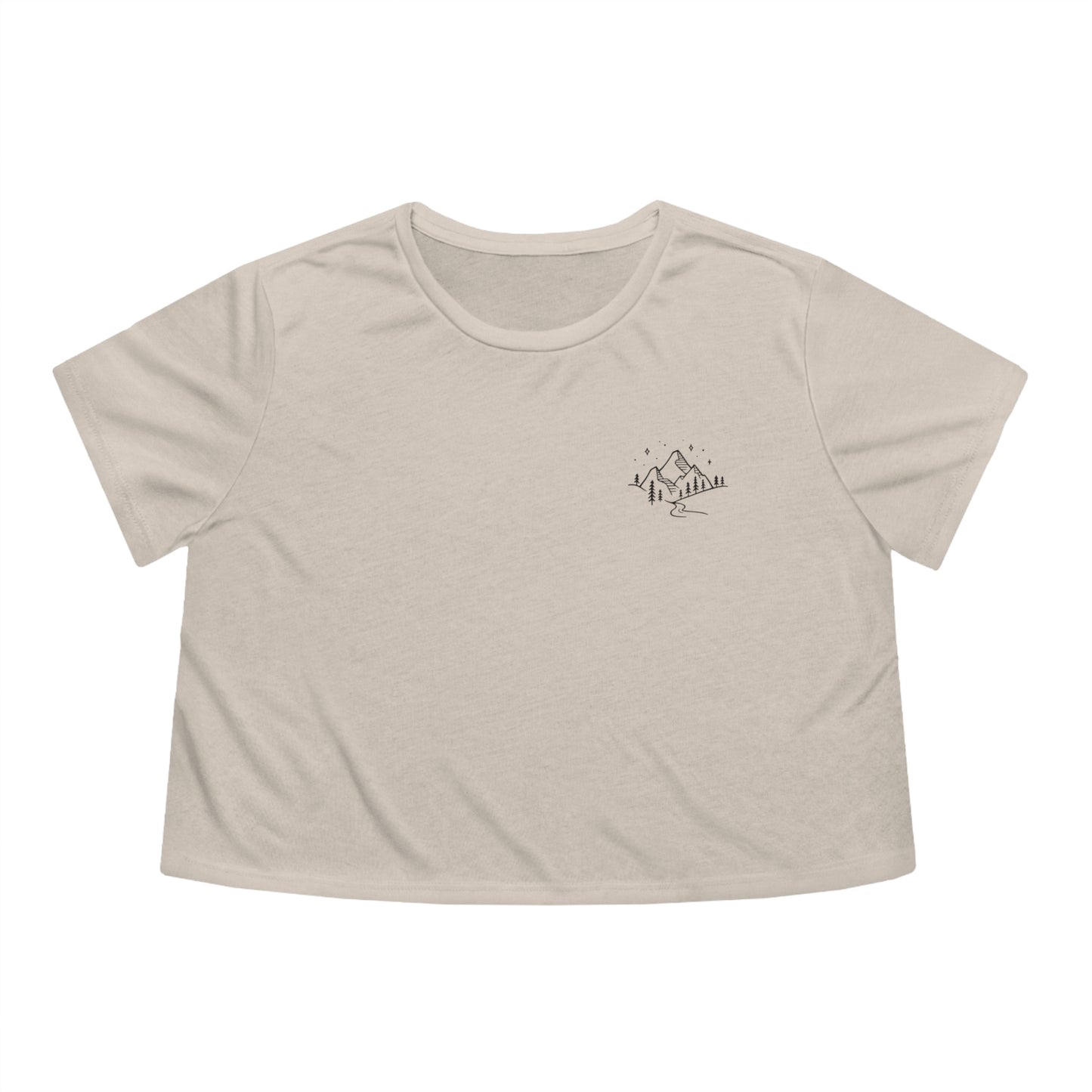 Detour Brand Women's Flowy Cropped Tee